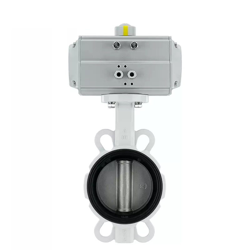 Wafer Type Pneumatic Aluminum Alloy Butterfly Valve
